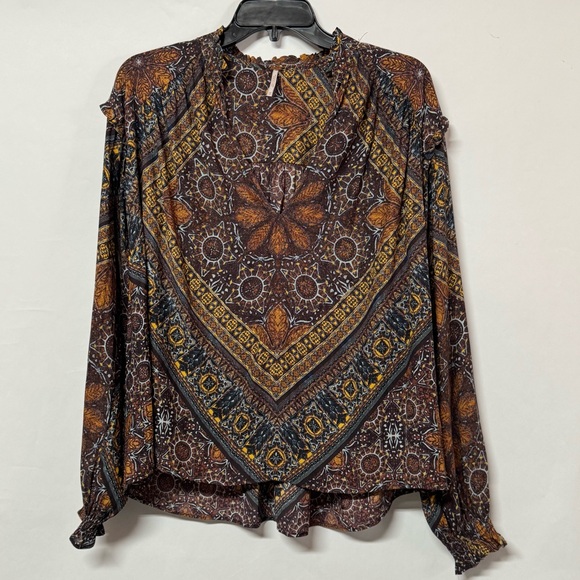Free People Tops - Free People Little Runaway Medallion Bohemian Print Women's Top‎ XS
